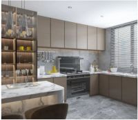 集成灶厨房装修效果图欣赏，值得借鉴的开放式厨房