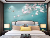 泥博士新中式轻奢背景墙 一卷书、一壶茶，慢慢品味岁月悠长