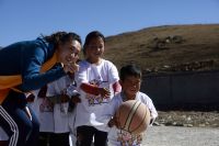 惠达关注乡村体育教育 助力惠若琪携腾讯体育开讲《一堂体育课》