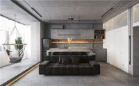 70㎡ 的LOFT，混凝土空间也可以很温馨