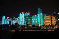 打卡雅琪诺立面软装灯光秀！冠军品质·家居联盟点亮杭城