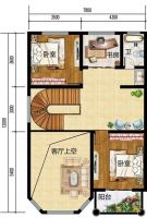占地90平方三层自建房设计图片  外观简约大气室内功能齐全
