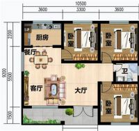 9×10米农村自建房平面图   小户型这样设计才实用